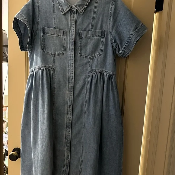 MAYE Montana Denim Shirtdress - Picture 11 of 13